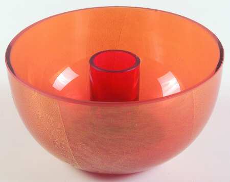Evolution (Orange & Gold) Candle Bowl