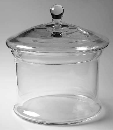 Vintage Garden Apothecary Jar & Lid