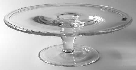 Vintage Garden Footed Cake Plate