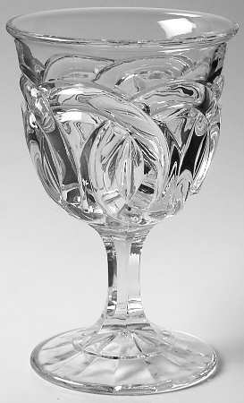Double Ring Clear by L G Wright Glass