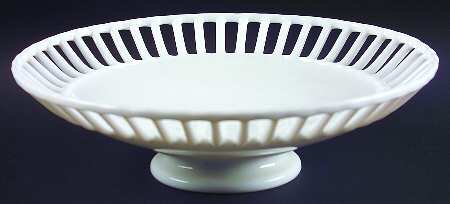 Spoke and Rim Milk Glass by Westmoreland