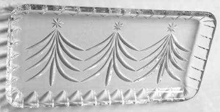 Christmas Tree Marquis 13" Rectangular Tray
