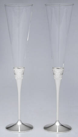 With Love (Set of 2) Toasting Fluted Champagnes