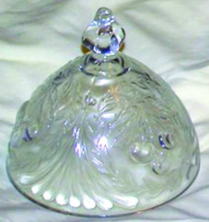 Three Cherry Clear Lid for Round Butter