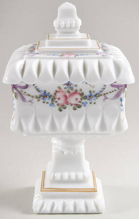 Roses & Bows Large Bowl Wedding & Lid