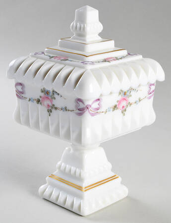 Roses & Bows Small Wedding Bowl & Lid