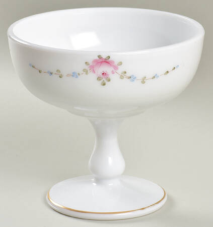 Roses & Bows Comport No Lid