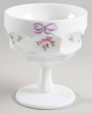 Roses & Bows Footed Candy Box No Lid