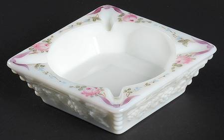 Roses & Bows Small Square Ashtray