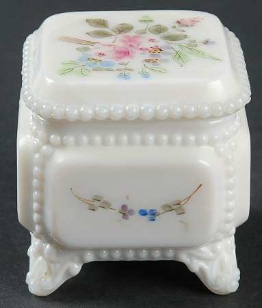 Roses & Bows Victorian Trinket Box & Lid