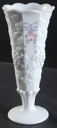 Roses & Bows 8" Belled Vase