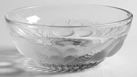 Della Robbia Clear (Frosted Fruit Only) Finger Bowl