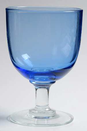 Maggie Sky Blue Water Goblet
