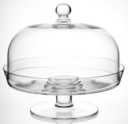 Country 11" Pedestal Cake Stand & Dome