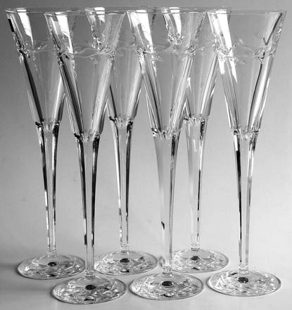 Garland Romance (Set of 6) Toasting Fluted Champagne