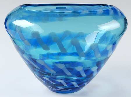 Evolution (Cobalt Rush) 9" Oval Bowl