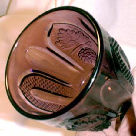 Magnet and Grape Amethyst Water Goblet