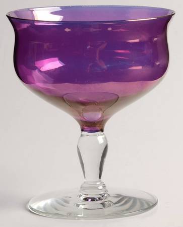 Amethyst Lustre Low Sherbet