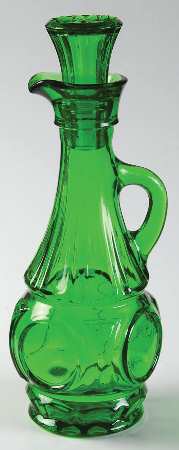 Bullseye Green Cruet & Stopper