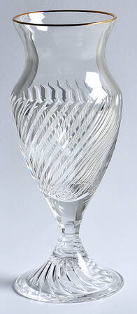 Arrington Gold 8" Footed Vase
