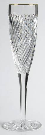 Arrington Gold Fluted Champagne