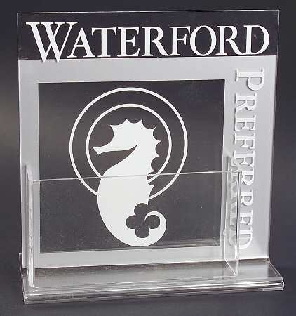 Advertising Signs Plastic Brochure Holder Advertising Sign