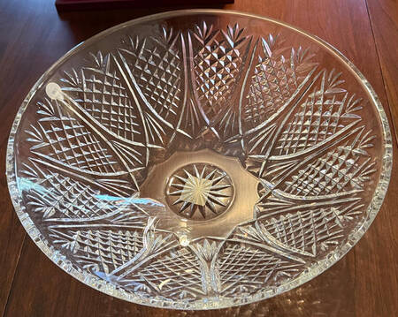 Waterville 13" Console/Rose Bowl
