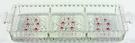 WAZ1 13" Rectangular 3 Part Relish