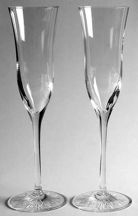 Clearly Waterford Fluted Champagne - Set of 2