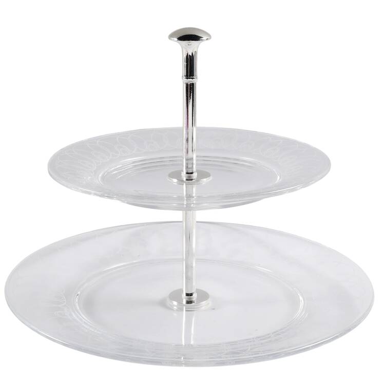 Ballet Icing 2 Tier Serving Tray