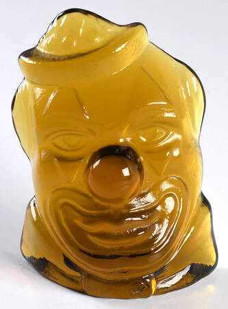 Animals & Figurines Clown Head Bookend