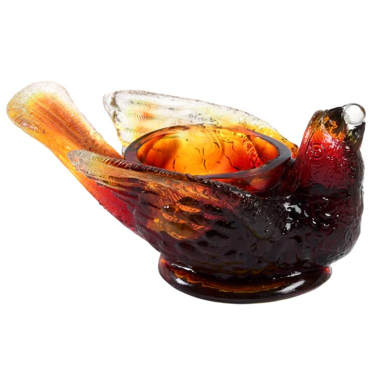 Animals & Figurines Bird with Berry Salt Dip