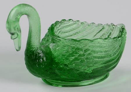 Animals & Figurines #77/52 Green Swan Salt Dip