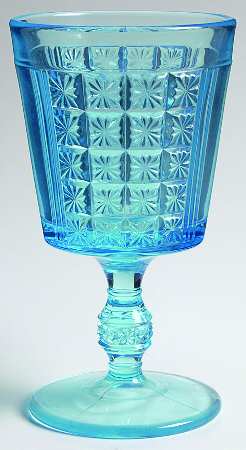 Two Panel Blue by L G Wright Glass