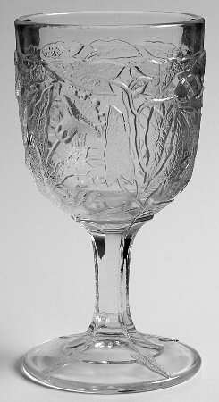 Morning Glory Clear by L G Wright Glass