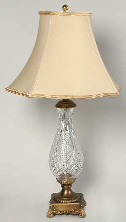 Blue Bell 33" Electric Lamp & Shade