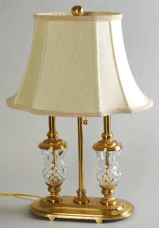 Thistle 2 Light Electric Lamp & Shade