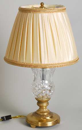 Thistle 16" Electric Lamp & Shade
