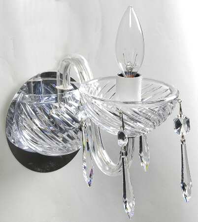 Coil 1 Arm Electric Wall Sconce
