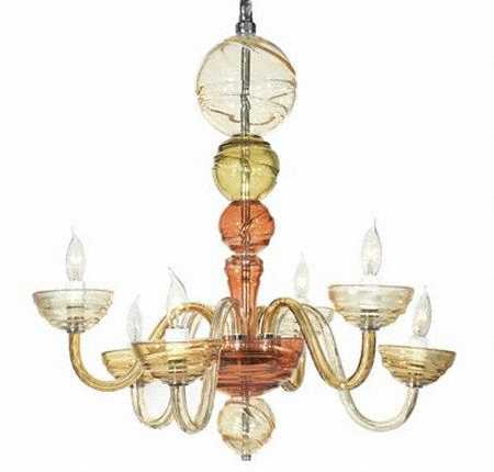 Cosmic 6 Arm Chandelier