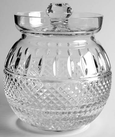 Irish Lace Biscuit Barrel & Lid