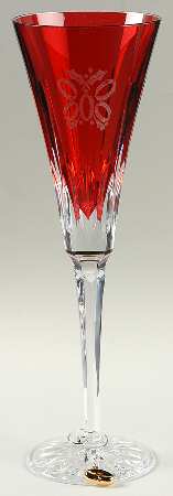 Twelve Days of Christmas Ruby (Boxed) Fluted Champagne & Charm
