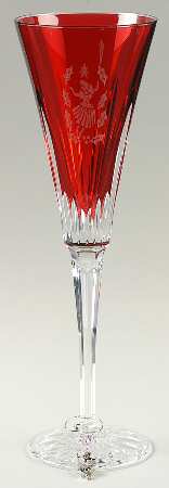 Twelve Days of Christmas Ruby (Boxed) Fluted Champagne & Charm