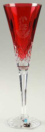 Twelve Days of Christmas Ruby (Boxed) Fluted Champagne & Charm