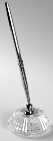 Desk Sets Pen Holder & Silver Metal Pen