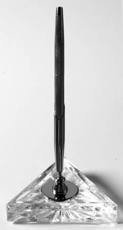Desk Sets Pen Holder & Silver Metal Pen