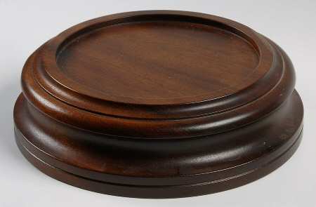 Inishmore Wood Base for Electric Hurricane Lamp
