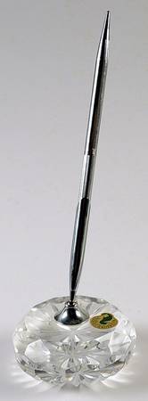 Desk Sets Pen Holder & Silver Metal Pen
