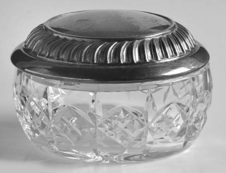 Vanity Trinket Box & Metal Lid