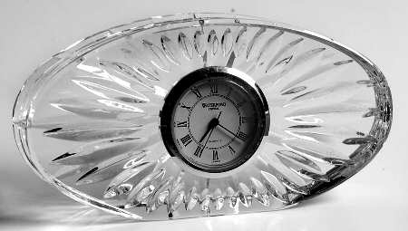 Clocks Small Oval Quartz Clock